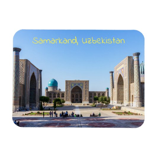 Regisplein - Samarkand, Oezbekistan, Azië Magneet (Horizontaal)