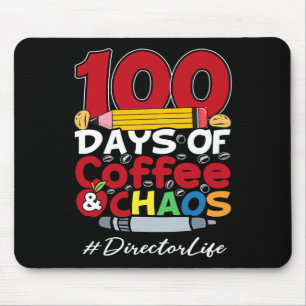 Regisseur 100 Dagen van Koffie en Chaos 100ste Dag Muismat