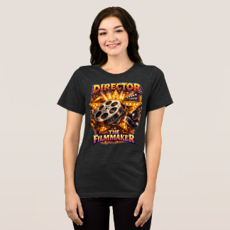 Regisseur - De filmmaker Bella+Canvas Dames Donker Tri-Blend Shirt