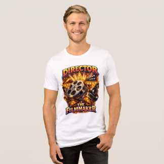 Regisseur - De filmmaker Heren Bella+Canvas Tri-Blend Shirt