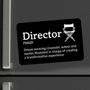 Regisseur Definitie - Filmmaker 4"x 6"Flex Magneet