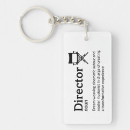 Regisseur Definitie - Filmmaker Sleutelhanger
