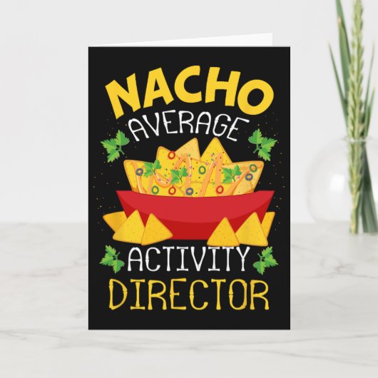 Regisseur Nacho Gemiddelde activiteit regisseur Ci Kaart (Voorkant)