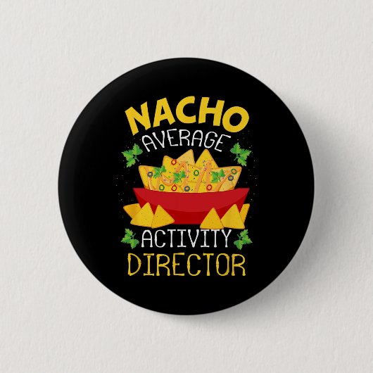 Regisseur Nacho Gemiddelde activiteit regisseur Ci Ronde Button 5,7 Cm (Voorkant)