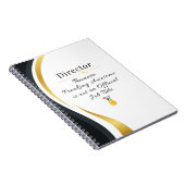 Regisseur Notitieboek - Grappig Job Titel Gift (Rechterzijde)