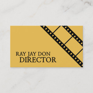 Regisseur Producent Film Film Bewerking Redacteur Visitekaartje