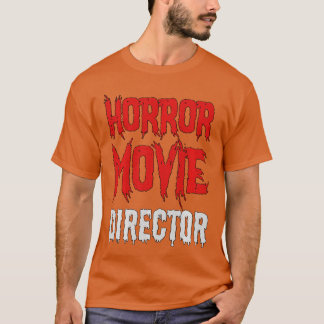 Regisseur van horrorfilms jongen t-shirt