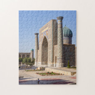 Registan plein bij zonsondergang - Samarkand, Oezb Legpuzzel