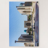 Registan plein bij zonsondergang - Samarkand, Oezb Legpuzzel (Verticaal)