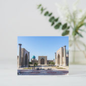 Registan plein - Samarkand, Oezbekistan, Azië Briefkaart (Staand voorkant)