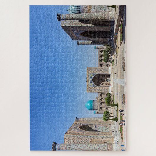 Registan plein - Samarkand, Oezbekistan, Azië Legpuzzel (Verticaal)