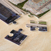 Registan plein - Samarkand, Oezbekistan, Azië Legpuzzel (Zijkant)