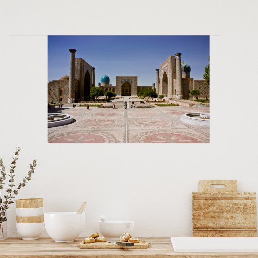 Registan, Samarkand Poster (Keuken)