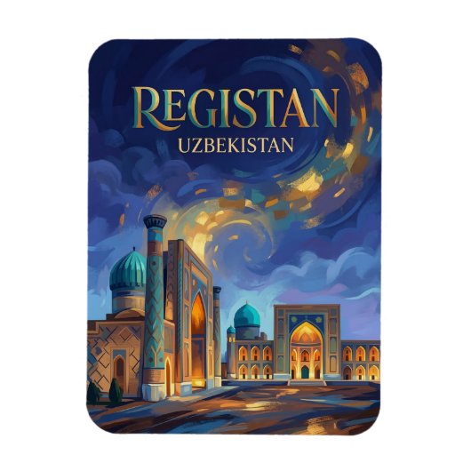 Registanplein Oezbekistan Magneet (Verticaal)