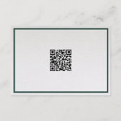 Register Behuizing Kaart, rustieke Waterverf Bos Informatiekaartje (Achterkant)