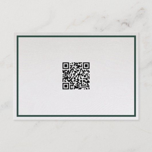 Register Behuizing Kaart, rustieke Waterverf Bos Informatiekaartje (Achterkant)