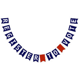 Register om Rood Wit en Blauw Patriottisch te stem Vlaggetjes