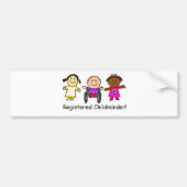 Registered Childminder Bumpersticker (Voorkant)