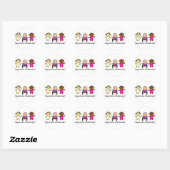 Registered Childminder Ronde Sticker (Vel)