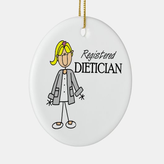 Registered Dietician Keramisch Ornament (Rechts)