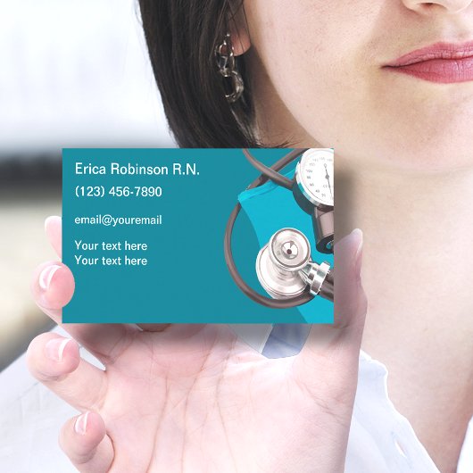 Registered Nurse Contact Business Cadrs Visitekaartje