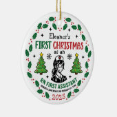 Registered Nurse First Assistant Christmas Tree Keramisch Ornament (Rechts)