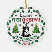 Registered Nurse First Assistant Christmas Tree Keramisch Ornament (Voorkant)