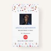 Registered Nurse Healthcare Logo Badge (Voorkant)