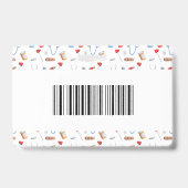 Registered Nurse Healthcare Logo Barcode ID Badge (Achterkant)