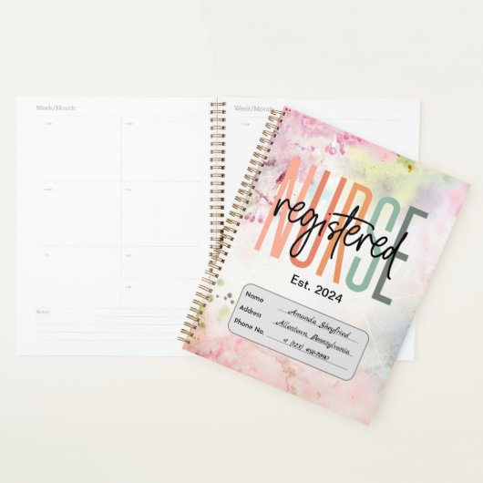 Registered Nurse Planner (Display)