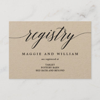 RegisterKaarten - modern script Informatiekaartje