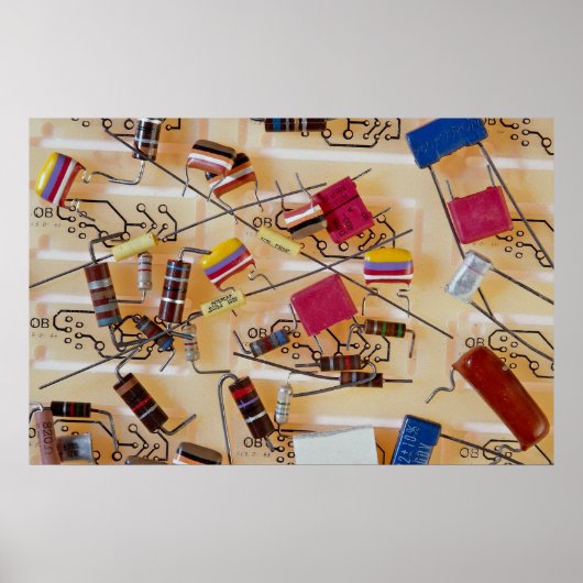 Registers en condensors poster (Voorkant)