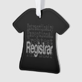 Registrar Extraordinaire Ornament (voorkant)