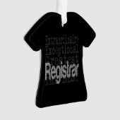 Registrar Extraordinaire Ornament (voorkant)