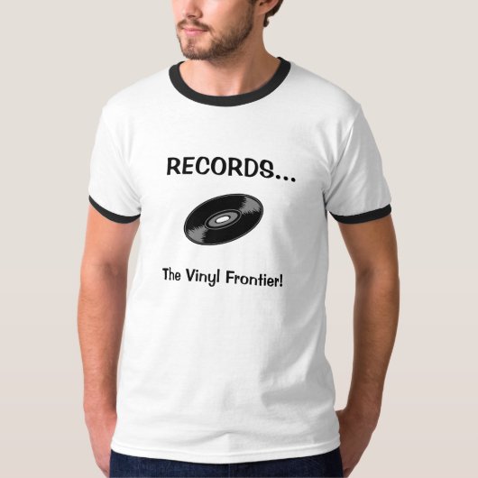 REGISTRATIE... De Vinylgrens. T-shirt (Voorkant)