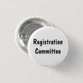 Registratiecommissie Ronde Button 3,2 Cm (Voorkant /achterkant)