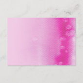 REGISTRATIEKAART :: ombre waterverf fuchsia roze Informatiekaartje (Voorkant)