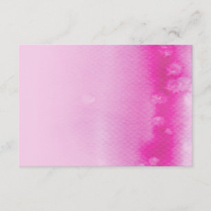 REGISTRATIEKAART :: ombre waterverf fuchsia roze Informatiekaartje