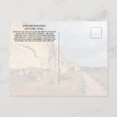 Registreer Cliff, Oregon Trail, Wyoming Briefkaart (Achterkant)