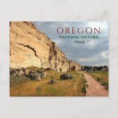 Registreer Cliff, Oregon Trail, Wyoming Briefkaart (Voorkant)