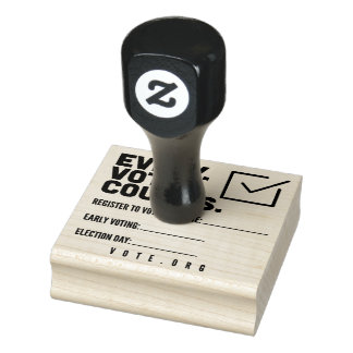 Registreer om te stemmen USA Stamp Rubberstempel