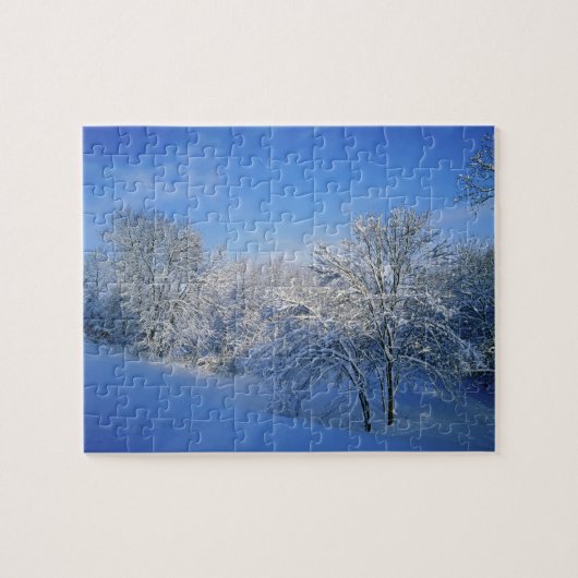 Registreer sneeuw in Louisville, Kentucky. Legpuzzel (Horizontaal)