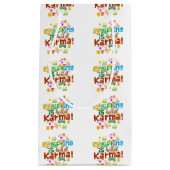 Registreren is slecht karma klein cadeauzakje (Voorkant)