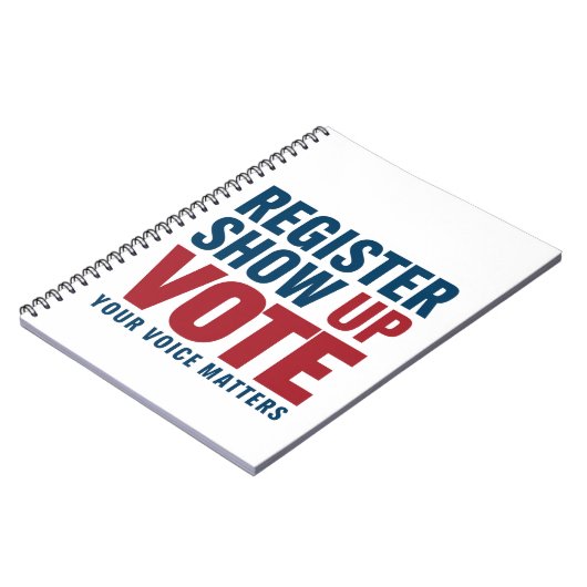 Registreren Show omhoog Stemmen Uw stem is belangr Notitieboek (Linkerzijde)