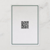 Registry Enclosure Kaart. bos met rustieke Waterve Informatiekaartje (Achterkant)