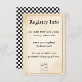 Registry Insert Kaart (Voorkant / Achterkant)