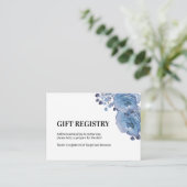 Registry Kaart voor Baby shower Gift Registry (Staand voorkant)