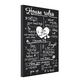 Reglement van het Parlement Canvas Afdruk