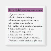 Reglement van het Parlement Magneet (Voorkant)