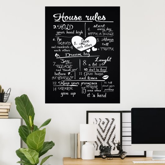 Reglement van het Parlement Poster (Thuiskantoor)